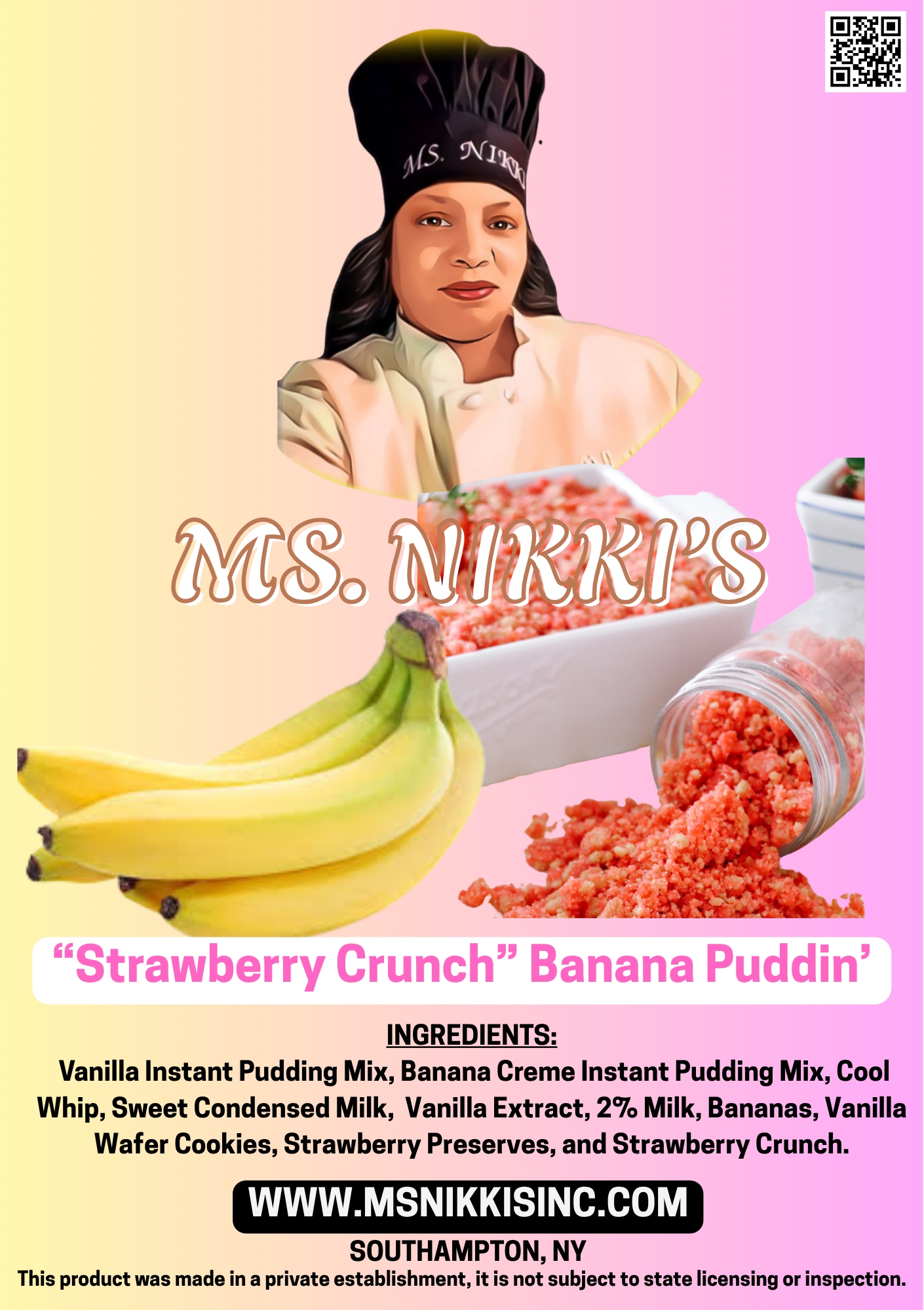 Strawberry Crunch" Banana Puddin